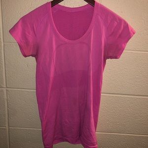 Lululemon swiftly tech pink top
